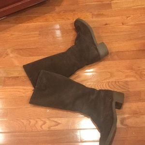 Morlands vintage style ladies sheepskin boots